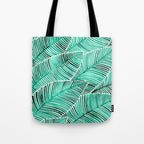 Tropical Turquoise Tote Bag Gallery Image 1