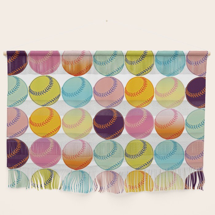 Pop Art Baseballs Wall Hanging Gallery Image 1