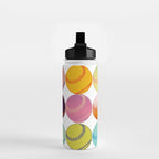 Pop Art Baseballs Water Bottle Gallery Image 2