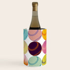 Pop Art Baseballs Wine Chiller Gallery Image 1