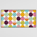 Pop Art Baseballs Desk Mat Gallery Image 3