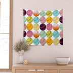 Pop Art Baseballs Wall Tapestry Gallery Image 2