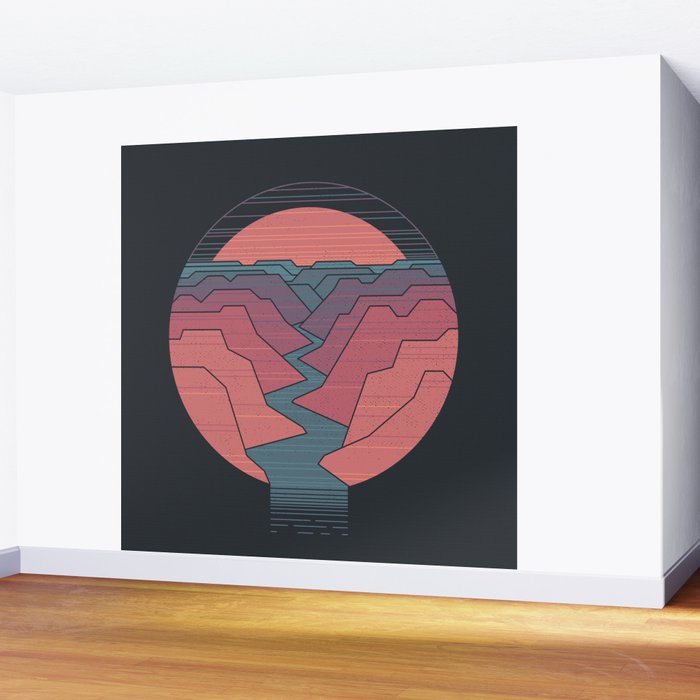 Canyon River Wall Mural Gallery Image 2