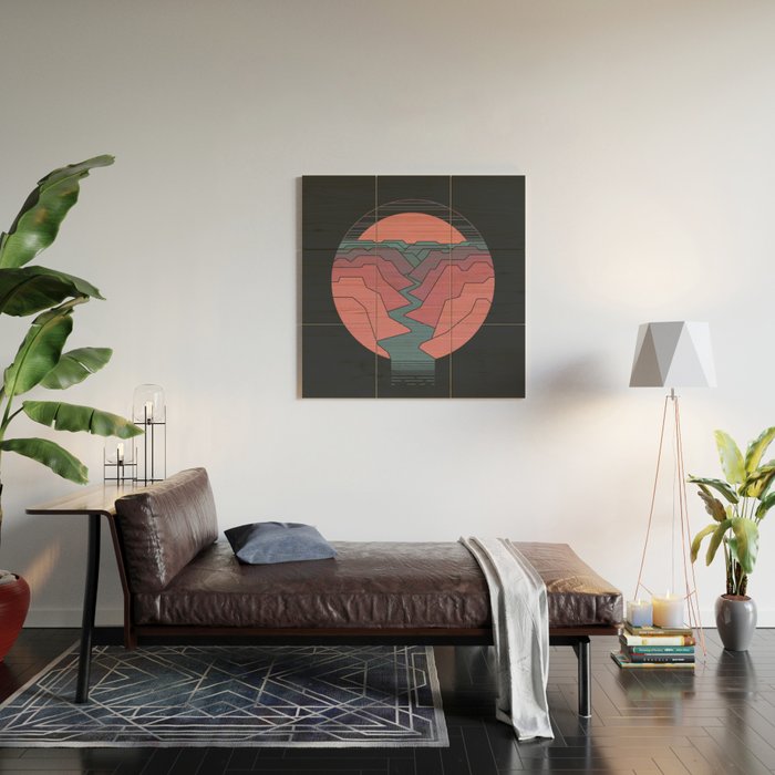 Canyon River Wood Wall Art Gallery Image 2
