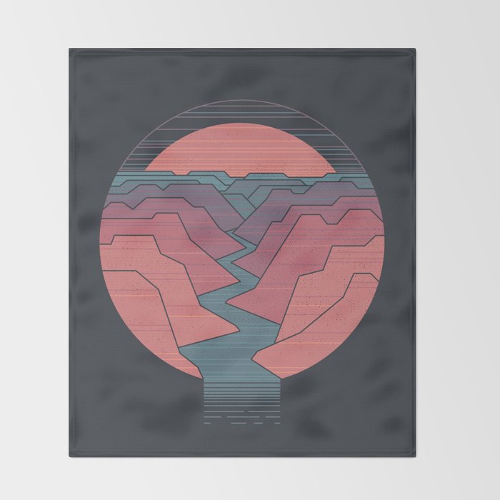 Canyon River Throw Blanket Gallery Image 2