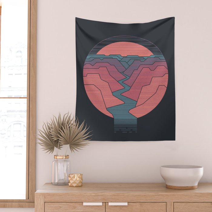 Canyon River Wall Tapestry Gallery Image 2