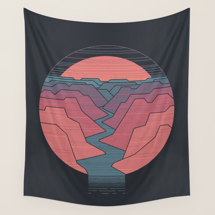 Canyon River Wall Tapestry Gallery Image 1