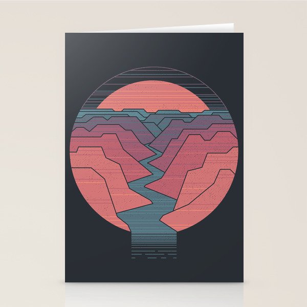 Canyon River Stationery Card Gallery Image 1