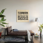 Teamwork Quotes, Office Decor, Office Wall Art, Office Art, Office Gifts Wood Wall Art Gallery Image 2