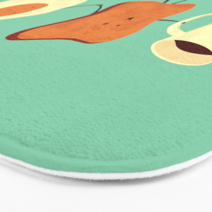 Let's All Go And Have Breakfast Bath Mat Gallery Image 3