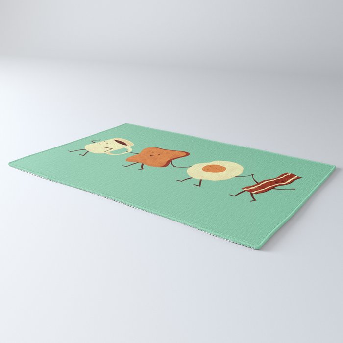 Let's All Go And Have Breakfast Rug Gallery Image 3