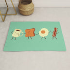 Let's All Go And Have Breakfast Rug Gallery Image 1