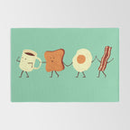 Let's All Go And Have Breakfast Rug Gallery Image 2