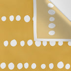 Spotted, Mustard Yellow, Boho Prints Wall Tapestry Gallery Image 3