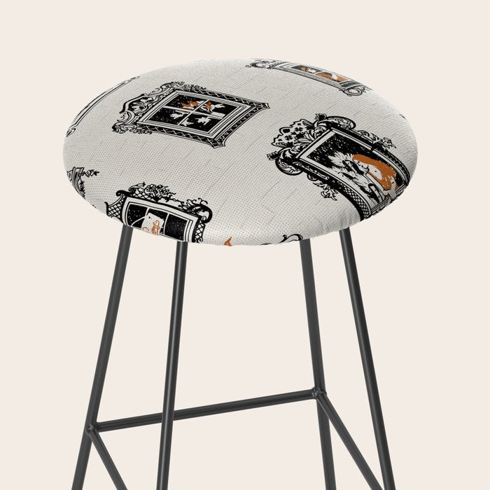 Black Forest welcome windows Stool Gallery Image 2