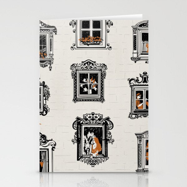 Black Forest welcome windows Stationery Card Gallery Image 1