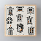 Black Forest welcome windows Mini Art Print Gallery Image 1