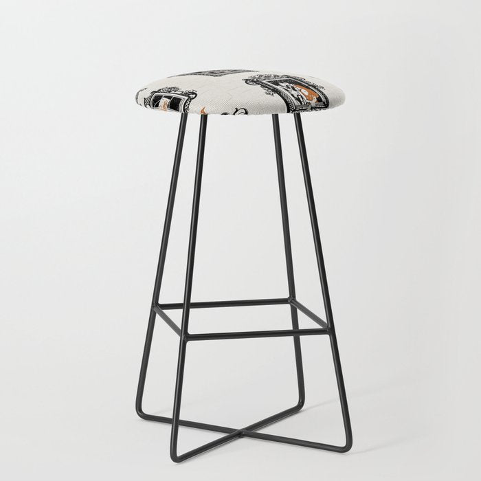 Black Forest welcome windows Stool Gallery Image 1