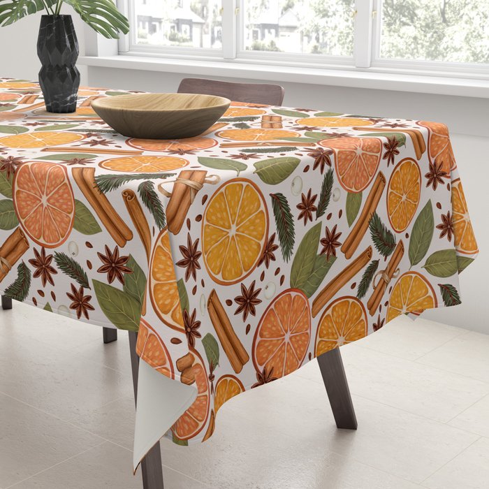 Winter Spices Tablecloth Gallery Image 3
