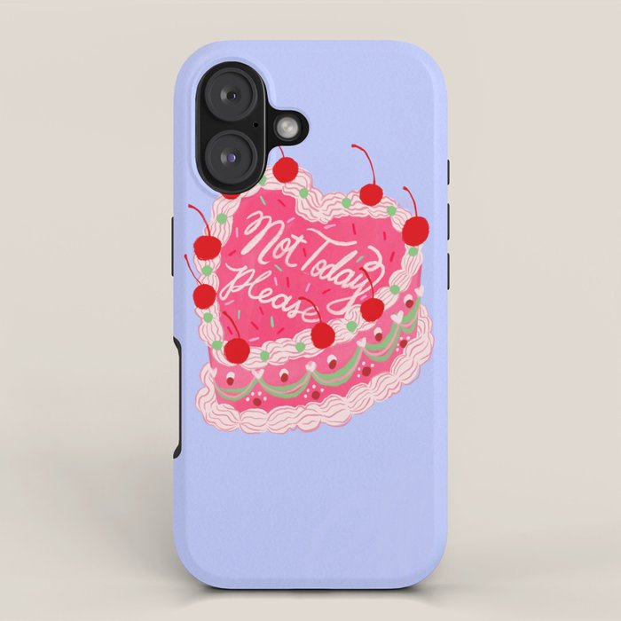Not Today Please iPhone Case Gallery Image 1