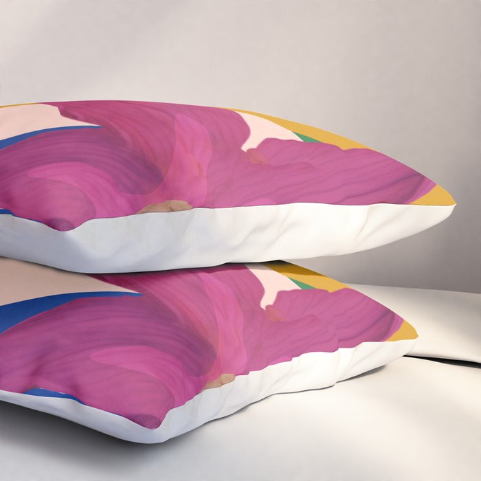 Colorful Bloomscape 1 Pillow Sham Gallery Image 3