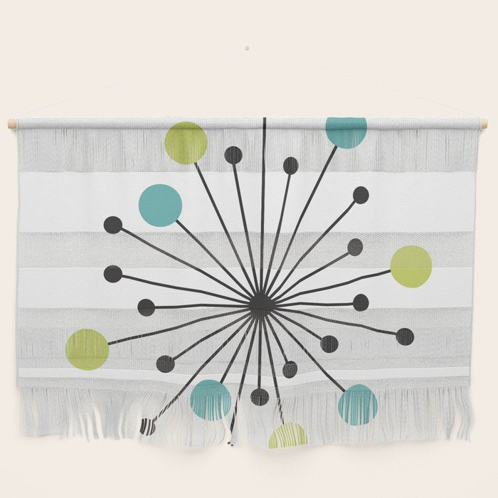 Atomic Age Nuclear Motif â Mid Century Modern Wall Hanging Gallery Image 1