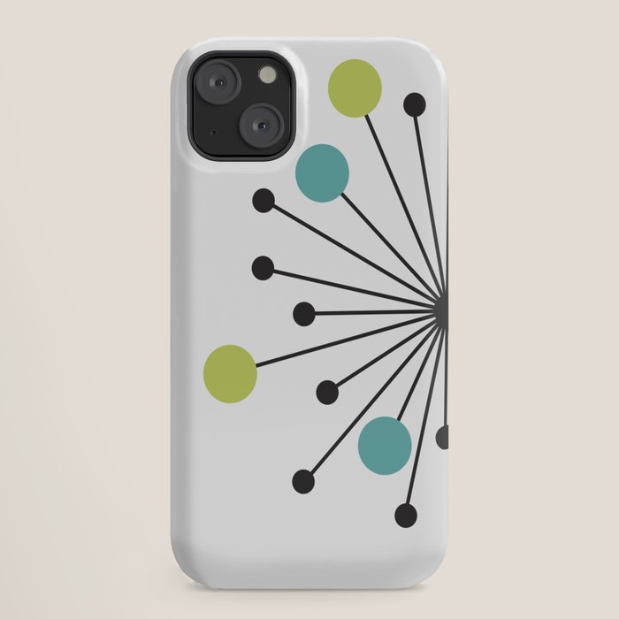 Atomic Age Nuclear Motif â Mid Century Modern iPhone Case Gallery Image 18