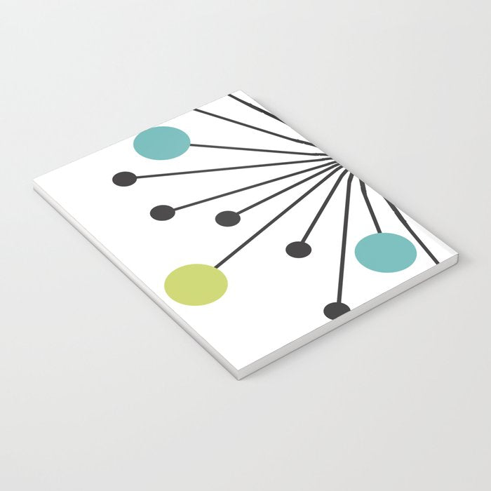 Atomic Age Nuclear Motif â Mid Century Modern Notebook Gallery Image 3