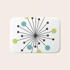 Atomic Age Nuclear Motif â Mid Century Modern Bath Mat Gallery Image 1