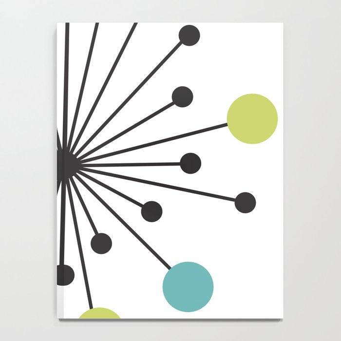 Atomic Age Nuclear Motif â Mid Century Modern Notebook Gallery Image 4