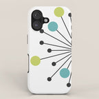 Atomic Age Nuclear Motif â Mid Century Modern iPhone Case Gallery Image 1