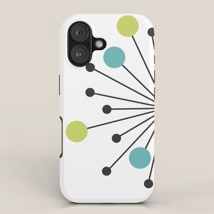 Atomic Age Nuclear Motif â Mid Century Modern iPhone Case Gallery Image 1