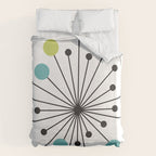 Atomic Age Nuclear Motif â Mid Century Modern Duvet Cover Gallery Image 6