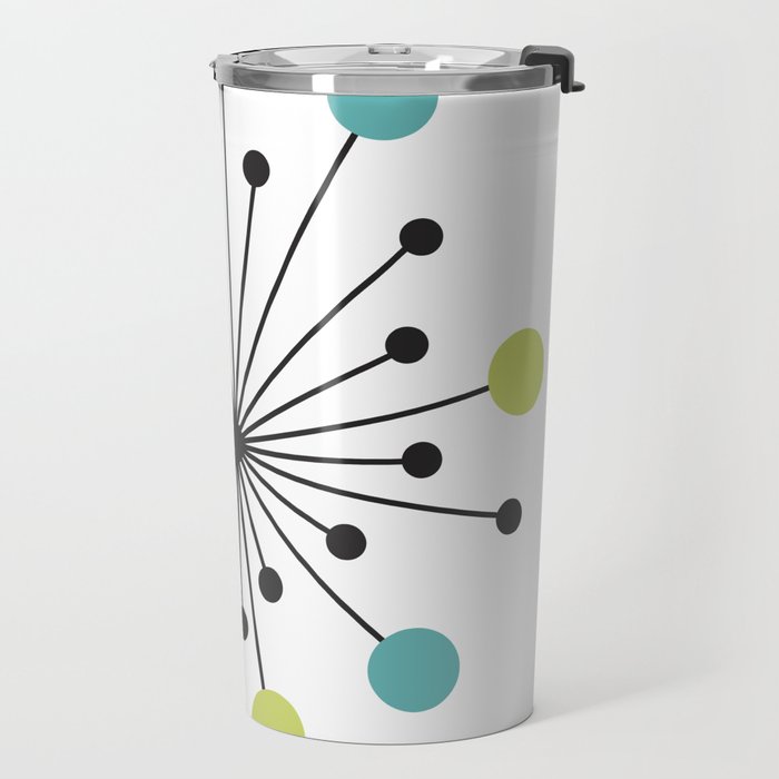 Atomic Age Nuclear Motif â Mid Century Modern Travel Mug Gallery Image 2