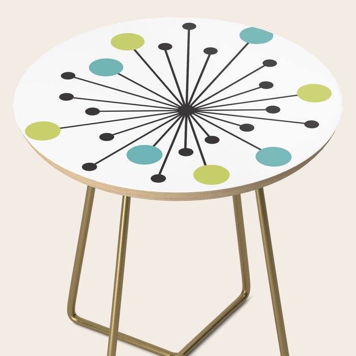 Atomic Age Nuclear Motif â Mid Century Modern Side Table Gallery Image 2