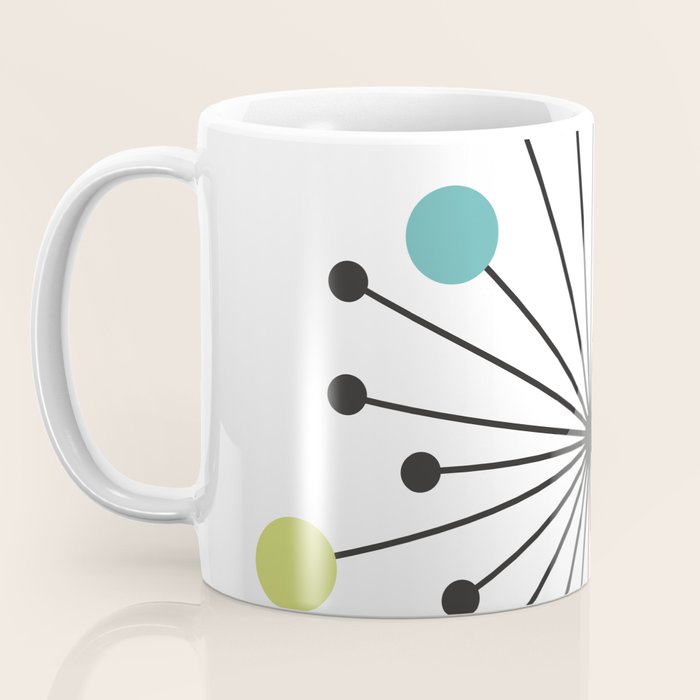 Atomic Age Nuclear Motif â Mid Century Modern Coffee Mug Gallery Image 3