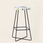 Atomic Age Nuclear Motif â Mid Century Modern Stool Gallery Image 1