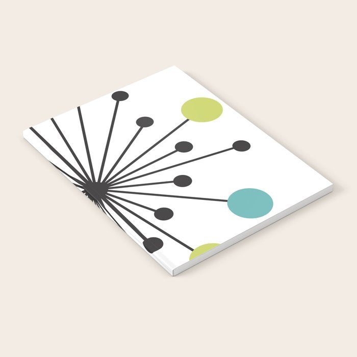 Atomic Age Nuclear Motif â Mid Century Modern Notebook Gallery Image 2