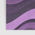 Wavy Watercolor Groovy Purple Shapes Poster Gallery Image 3