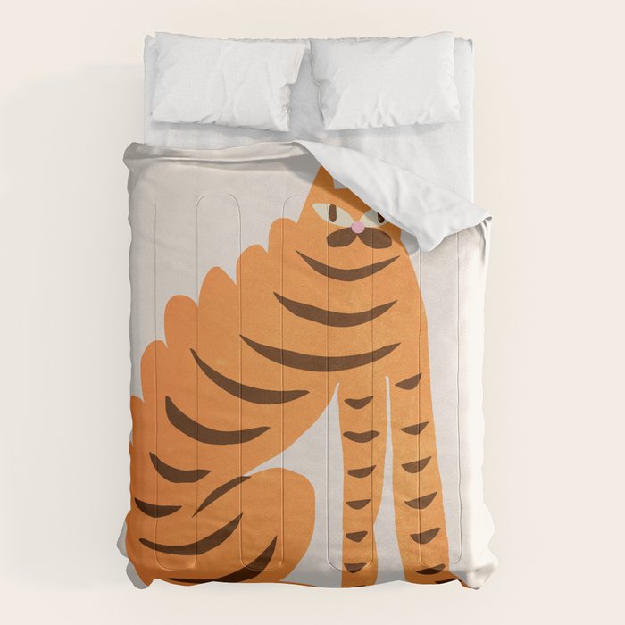 Pop Cats 01: Modern Pop Art Comforter Gallery Image 1