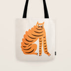 Pop Cats 01: Modern Pop Art Tote Bag Gallery Image 1
