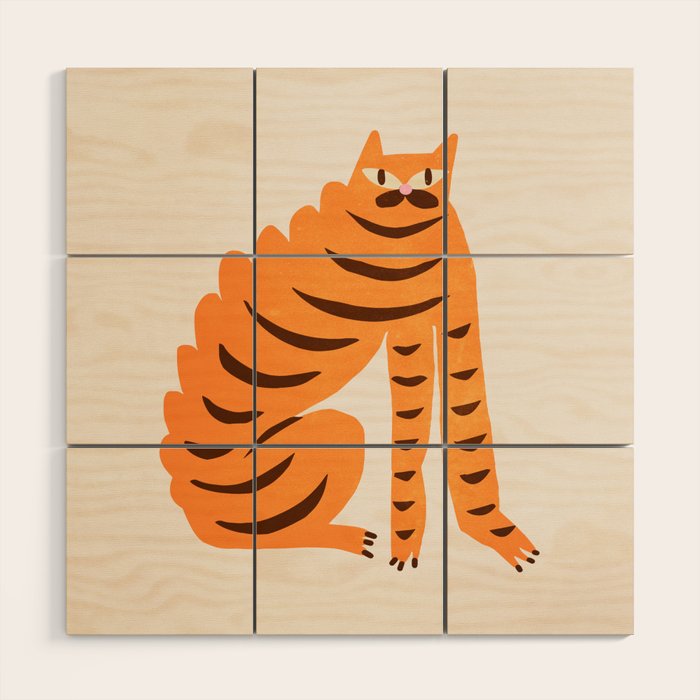 Pop Cats 01: Modern Pop Art Wood Wall Art Gallery Image 1