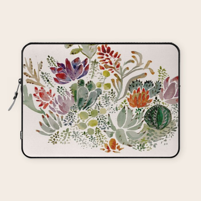 Succulents  Laptop Sleeve Gallery Image 1