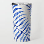 Navy Palm Leaf Travel Mug Gallery Image 3