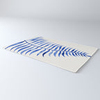 Navy Palm Leaf Rug Gallery Image 3