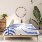Navy Palm Leaf Comforter Gallery Image 3