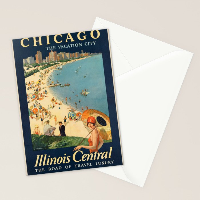 Vintage poster - Chicago Stationery Card Gallery Image 2