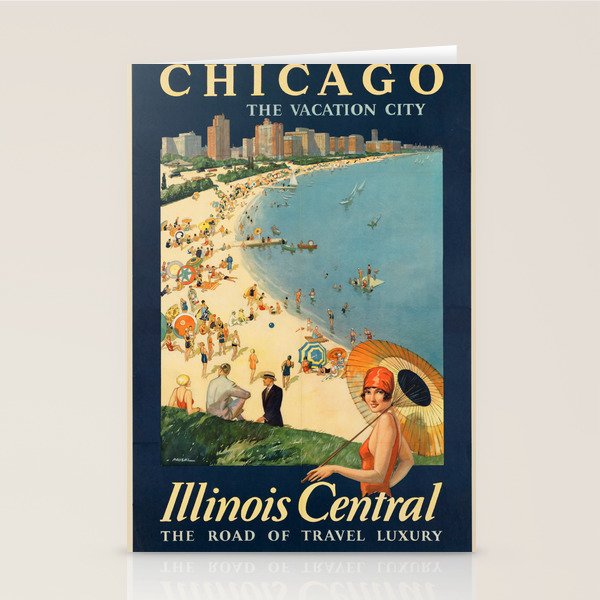 Vintage poster - Chicago Stationery Card Gallery Image 1