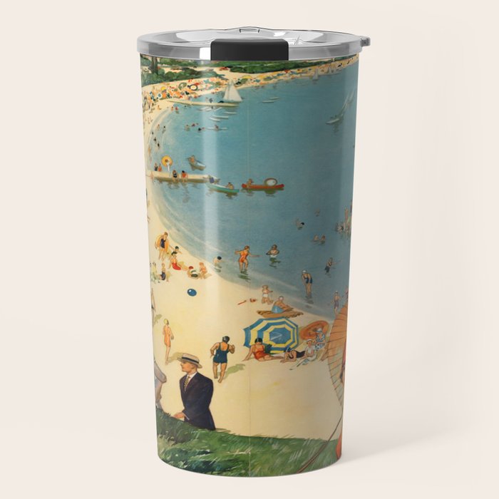 Vintage poster - Chicago Travel Mug Gallery Image 1