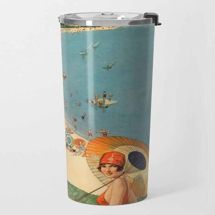 Vintage poster - Chicago Travel Mug Gallery Image 2